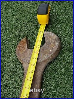 Wrench Giant Heavy Duty Vintage Double Ended Big 3 Feet Rare Collectible Gift