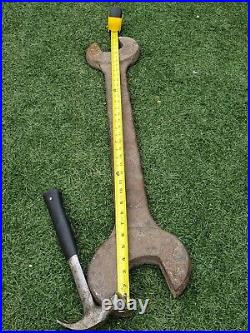 Wrench Giant Heavy Duty Vintage Double Ended Big 3 Feet Rare Collectible Gift