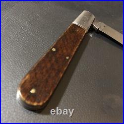 Xtra Rare? Vintage HIBBARD SPENCER OVB? BONE Big Daddy Barlow Pocket Knife
