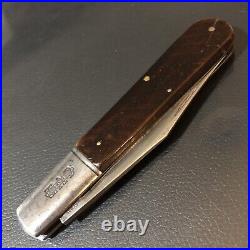 Xtra Rare? Vintage HIBBARD SPENCER OVB? BONE Big Daddy Barlow Pocket Knife
