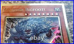 YuGiOh Error! Misprint Danger! Bigfoot! Mged-EN018 V. 2 Premium Gold 1st Edition